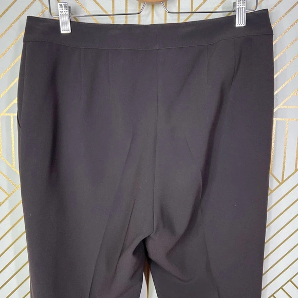 St. John Brown Cropped Ankle Dress Pants Trousers Size US 10 - Picture 9 of 12